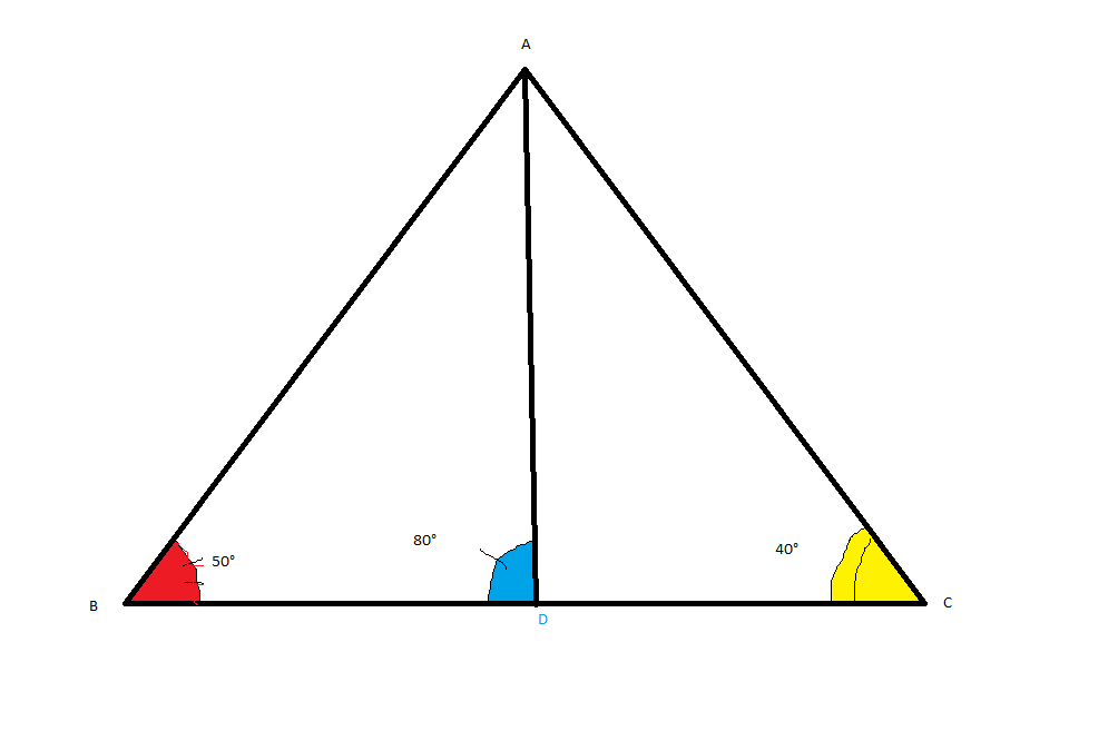 le triangle de l'exercice 10 page 157