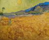 Vincent Van Gogh, Champ de blé au faucheur, soleil couchant petit